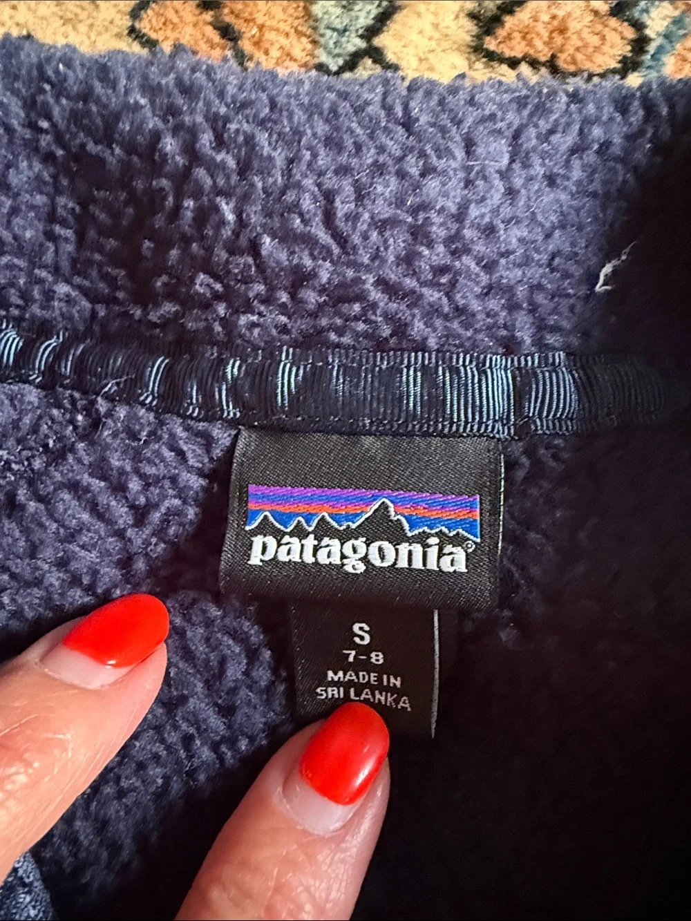 Patagonia cozy navy